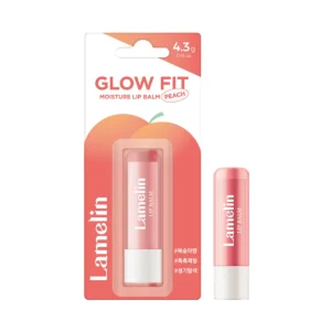 LAMELIN Nawilżający Balsam Do Ust Glow Fit – Brzoskwinia