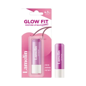 LAMELIN Nawilżający Balsam Do Ust Glow Fit – Wiśnia